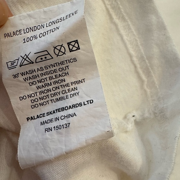 Men’s L Brand New Palace Long Sleeve Shirt - Picture 6 of 6